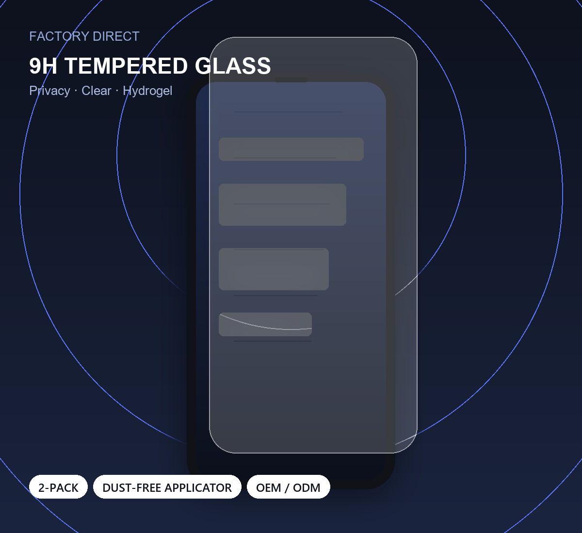 privacy tempered glass screen protector