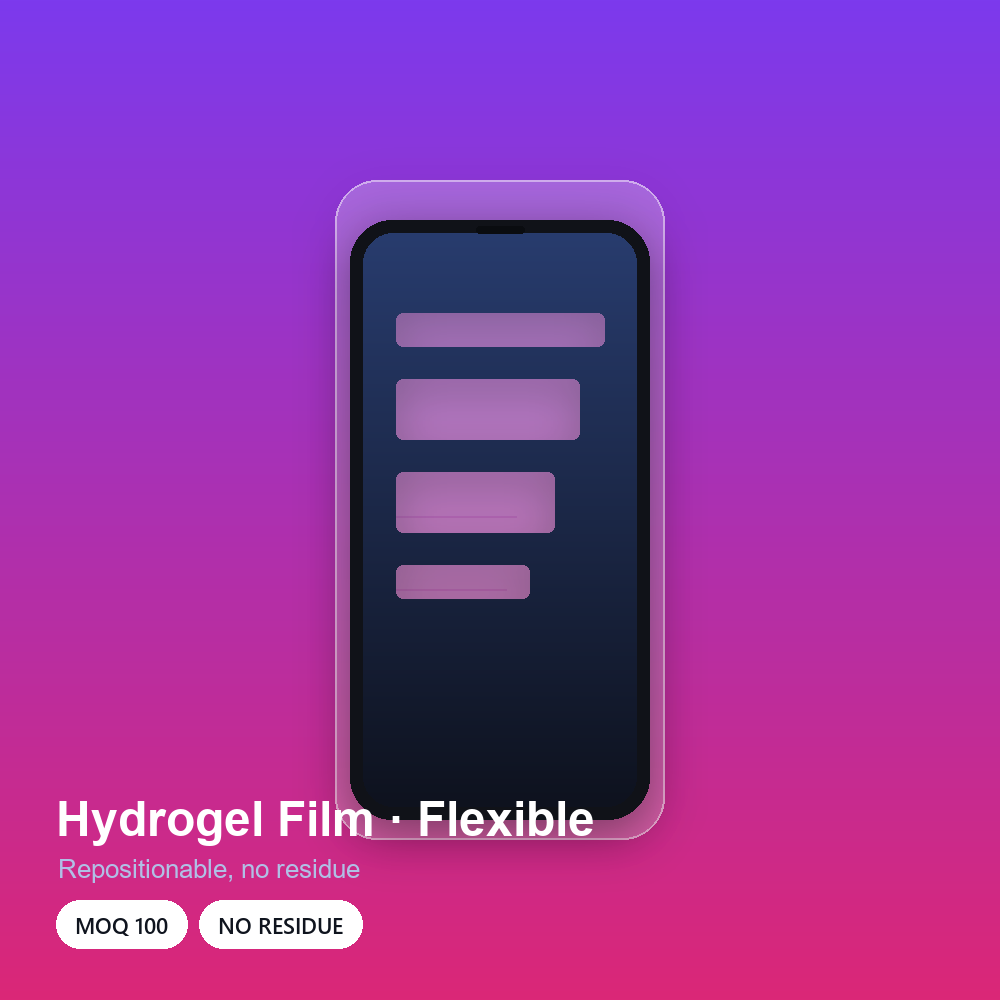 Hydrogel Film · Flexible